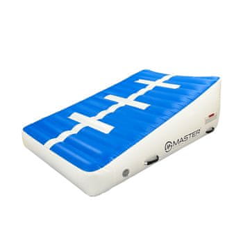 shumee Napihljiva gimnastična podloga MASTER 180 x 120 x 20-65 cm - modro-bela