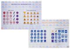 shumee Varni kolesar. Dvostranska podloga za pisalno mizo.