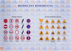 shumee Varni kolesar. Dvostranska podloga za pisalno mizo.