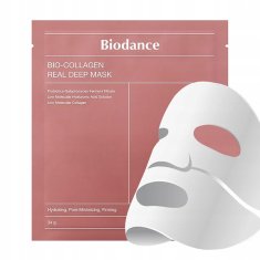 shumee BIODANCE Real Deep Mask Bio Collagen hidrogelna maska za obraz z bio kolagenom 34 g