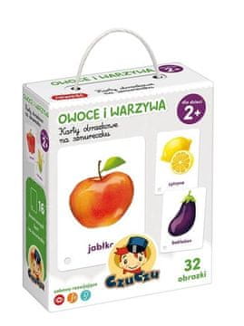 shumee CzuCzu slikovne kartice na vrvici Sadje in zelenjava