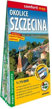 shumee Udobje! zemljevid območja Szczecina 1:75.000