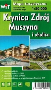 shumee Turistični zemljevid - Krynica Zdrój, Muszyna in okolica WIT