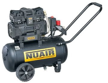 NUAIR BREZOLJNI TIHIČNI KOMPRESOR 24L 8BAR 59DB 1,5 KM - N/B2CC304NUA