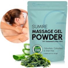sarcia.eu SUMIRE NURU Vlažilni masažni gel v prahu, gel iz alg z aloe vero, za vegane 50g