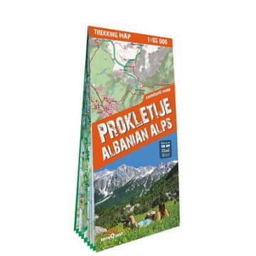 shumee Alps treking map Prokletije, Durmitor, Albanian..