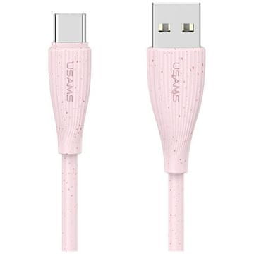 USAMS Kabel Usams Green Series SJ714 18W 3A USB-A na USB-C 1m roza