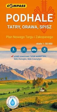 shumee Zemljevid - Podhale, Tatre, Orava, Spisz 1:50.000