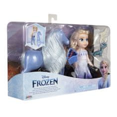 Alltoys Ledeno kraljestvo Mini lutka Elsa 15 cm in čarobni konj Nokk