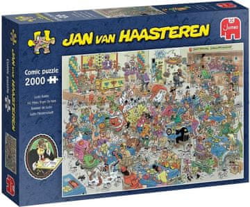 JUMBO Puzzle JvH Človek, ne jezi se bitka 2000 kosov