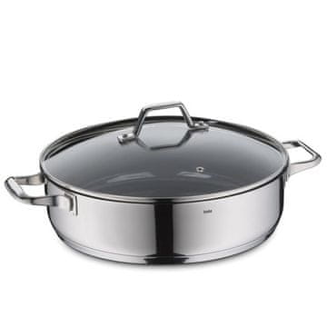 Kela Ponev KL-11587 serving bowl with lid Lucca stainless steel 32x9 cm 6l