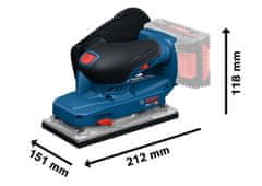 BOSCH Professional GSS 18V-18 Solo akumulatorski vibracijski brusilnik (06019R7001)