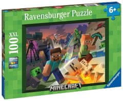 Ravensburger Minecraft Puzzle: Pošasti Minecrafta 100 kosov