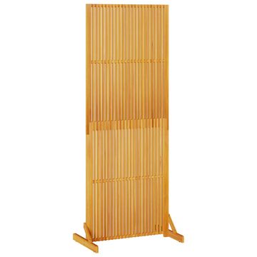 Vidaxl Zaslonska zaščita Rjava 79,5 x 50 x 200 cm Masiven les akacije