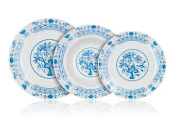 Banquet Jedilni set ONION 18 kosov porcelana BELI