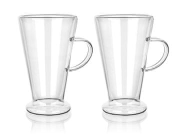 Vrč 400ml DOBLO steklo z dvojno steno (2 kosa)
