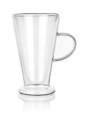 Vrč 400ml DOBLO steklo z dvojno steno (2 kosa)