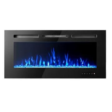 BOT Pametni električni kamin Tuya ES1 Črn Majhen Črn