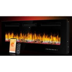 BOT Pametni električni kamin Tuya ES1 Črn Majhen Črn