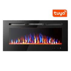 BOT Pametni električni kamin Tuya ES1 Črn Majhen Črn