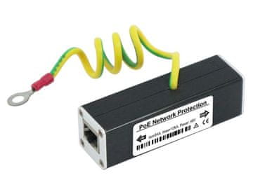 XtendLan Prenapetostna zaščita UTP linija, ozemljitvena žica, 100/1000Mbit, zaščita dveh parov