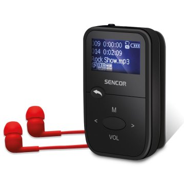 SENCOR SFP 4408 BK 8GB MP3 predvajalnik, črn