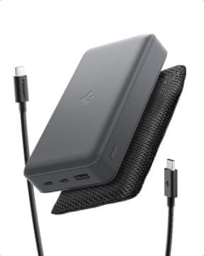 Spigen Prenosni polnilnik Essential 30.000 mAh 30 W, siv EA3030