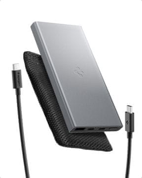 Spigen Prenosni polnilnik Essential 10.000 mAh 22,5 W, siv EA2210