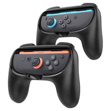 Spigen Joy-Con grip NS100, črn - Nintendo Switch 2