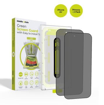 Mobile-origin Zaščita zaslona za zasebnost z enostavnim nanosom, 2 kosa - iPhone 2025 Air