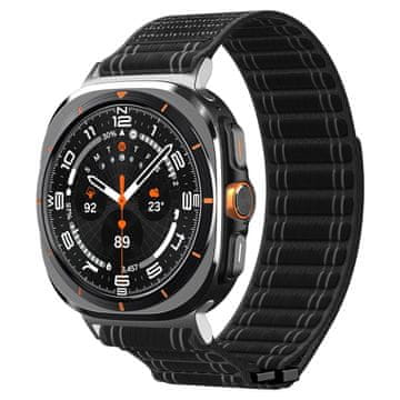 Spigen Pašček iz blaga (ježkast), črn - Samsung Galaxy Watch Ultra 47 mm