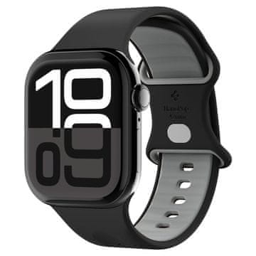 Spigen Pašček Nano Pop, črn sezam - Apple Watch 42 mm/41 mm/40 mm