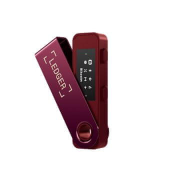 Ledger Nano S Plus kripto denarnica v barvi Crimson Magenta