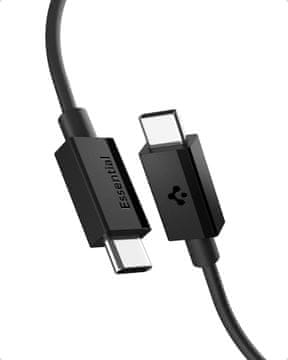 Spigen Osnovni kabel USB C na USB C 60W, črn EB6020CC