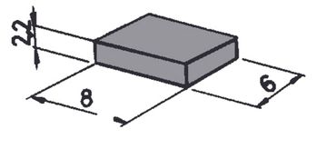 ROCO Magneti - 6 kosov - Za vsa merila - Roco 42256