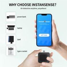 BOT Pametni monitor kakovosti zraka AQ2 mini WiFi Tuya CO2, VOC, AQI, PM2,5, PM10