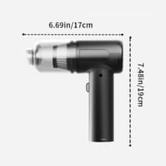 Farrot Ročni avtomobilski sesalnik, zmogljiv, brezžični, mini turbo puhalnik 2 v 1