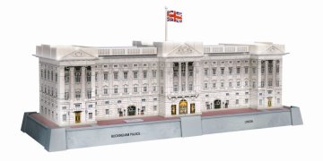 Ravensburger 3D puzzle Iconics: Buckinghamska palača (nočna izdaja) 216 kosov