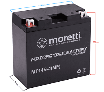 shumee Moretti AGM (Gel) MT14B baterija