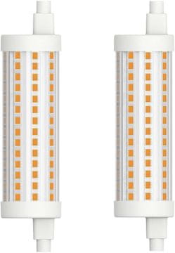 shumee Belns Melns LED žarnica z žarilno nitko R7S 118 mm 230 V 15 W 1700 lm zatemnljiva topla