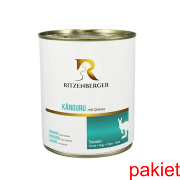 shumee 6 x Kenguru s kvinojo 800 g | Veterinarska izdaja | Mokra hrana za pse z alergijami | Ritzenberger Veterinarska izdaja