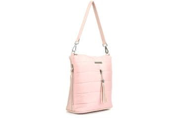 shumee Ženska prešita torbica, enobarvna, izvirna, z resicami