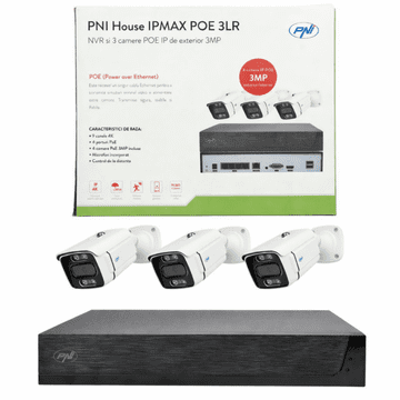 PNI Videonadzor IPMAX POE 3 + 3 kamere