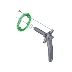 shumee Verižnik SHIMANO DEORE XT SM-CRM81 32T za gonilko FC-M8000-1