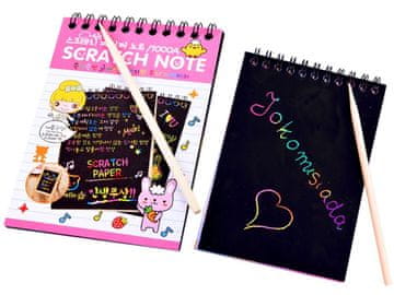 shumee Mavrični zvezek za praskanje s pisalom ZA3913