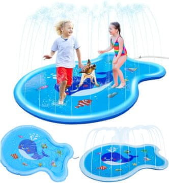 shumee Vrtna podloga za razprševanje bazena za otroke 180 cm