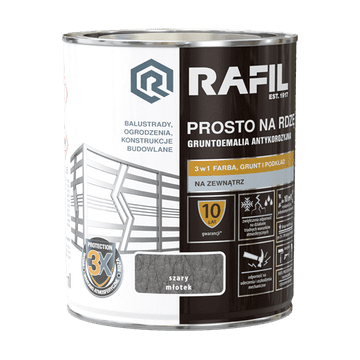 shumee RAFIL Kladivo naravnost do rjave sive barve 0,75 l