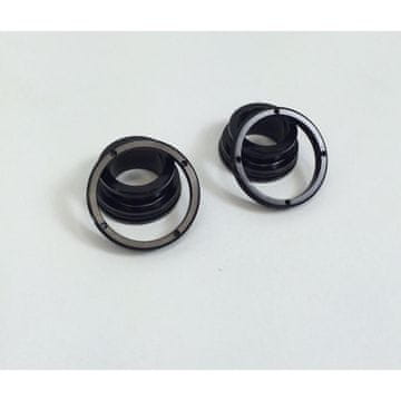 shumee NOVATEC D771SB 15mm V2 adapter za redukcijo sprednjega pesta, črn