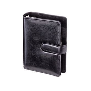 shumee Črn vrhunski organizator iz Genove z zamenljivim vložkom (11 x 14,5 cm) in koledarjem
