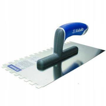 Kubala KUBALA Zobčana gladilka iz nerjavečega jekla 130x270mm 8x8mm 0263